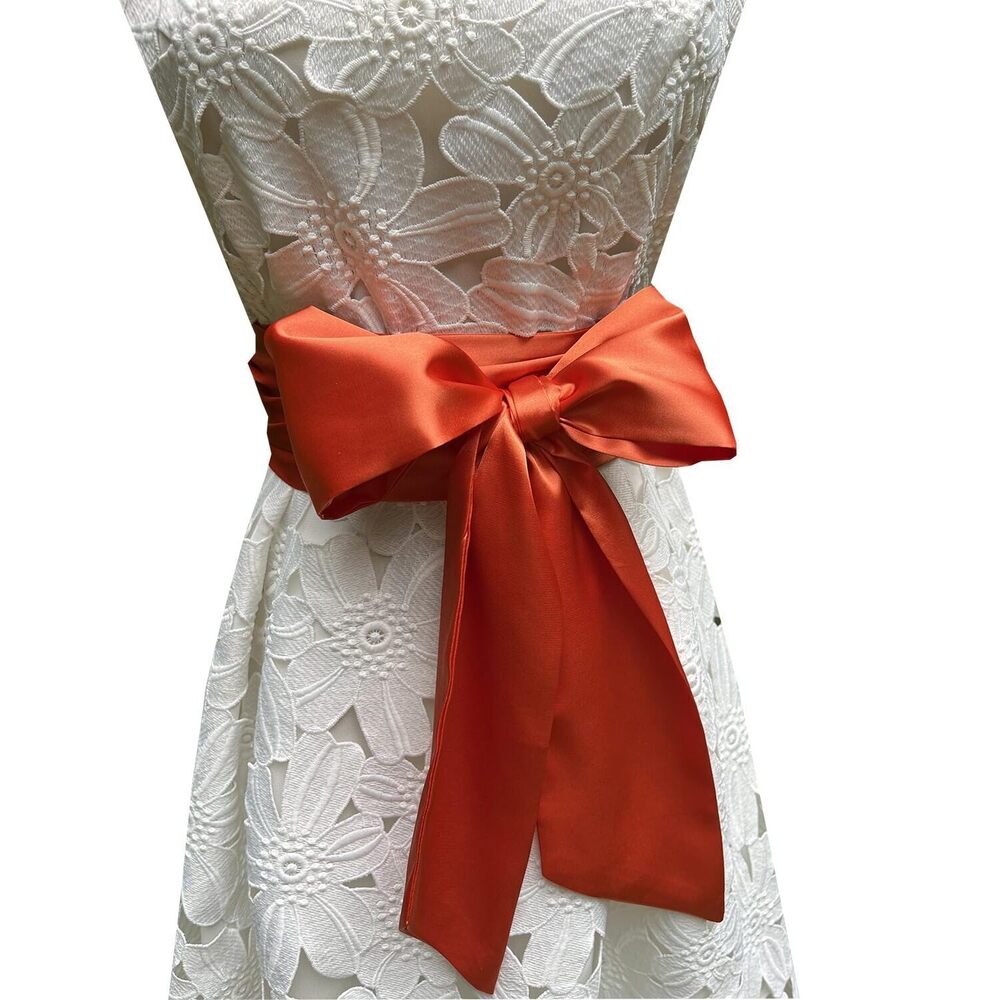3683 Women Satin Sash Belts For Bridal Bridesmaid Dresses Girls Waist